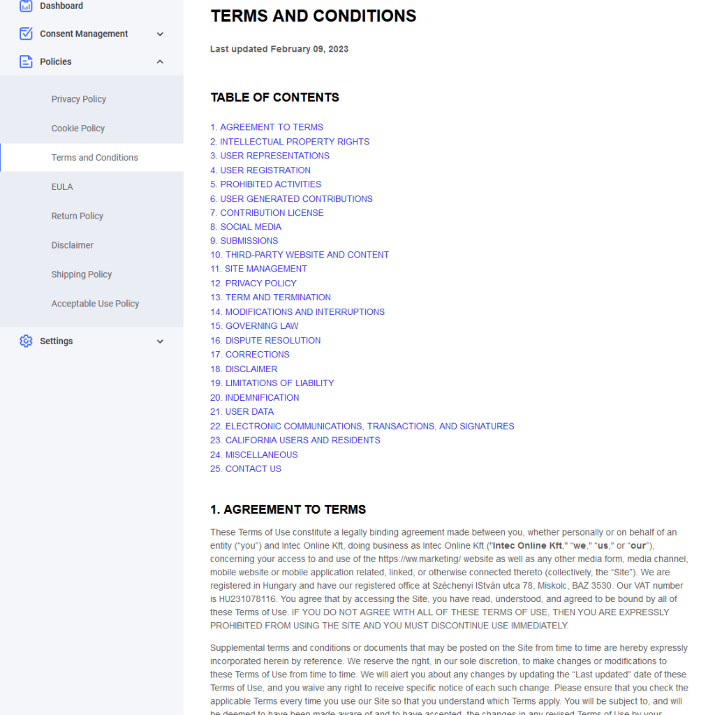 Terms and conditions - WWM - Worldwide Digital Marketing Agency
